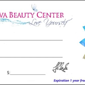 gift certificate, customizable gift certificates