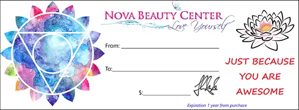 Nova Beauty Center Gift Certificate